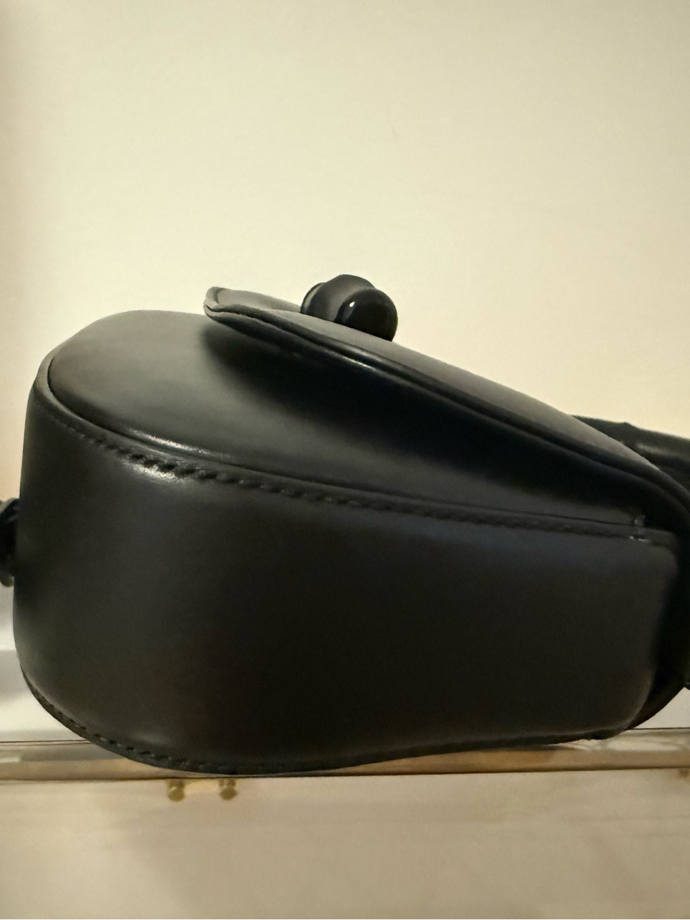 Gucci Bamboo 1947 Diva Small Black Top Handle & Crossbody Bag | New - Picture 7 of 12